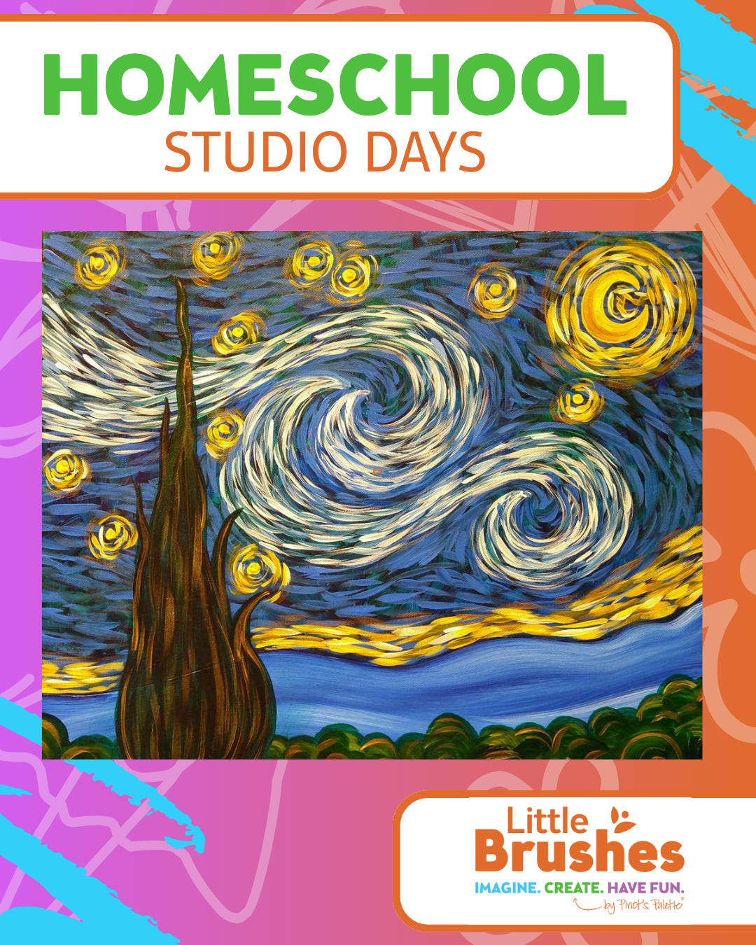 Little Brushes Homeschool Studio Days